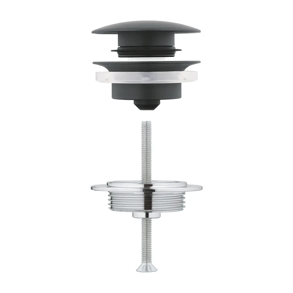 Набір змішувачів 3 в 1 для ванної кімнати Grohe QuickFix Start Black UA303301MQ, Чорний матовий - фото 11