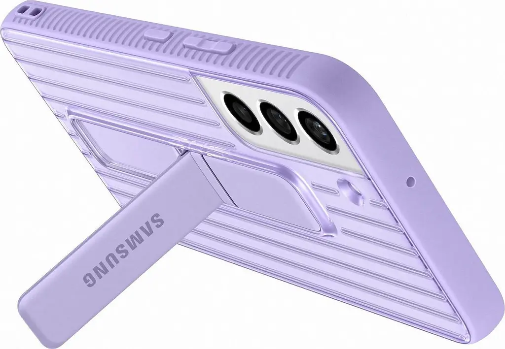 Протиударний чохол із підставкою для Samsung Galaxy S22 (S901) Protective Rugged Standing Cover EF-RS901CVEGRU Lavender - фото 2