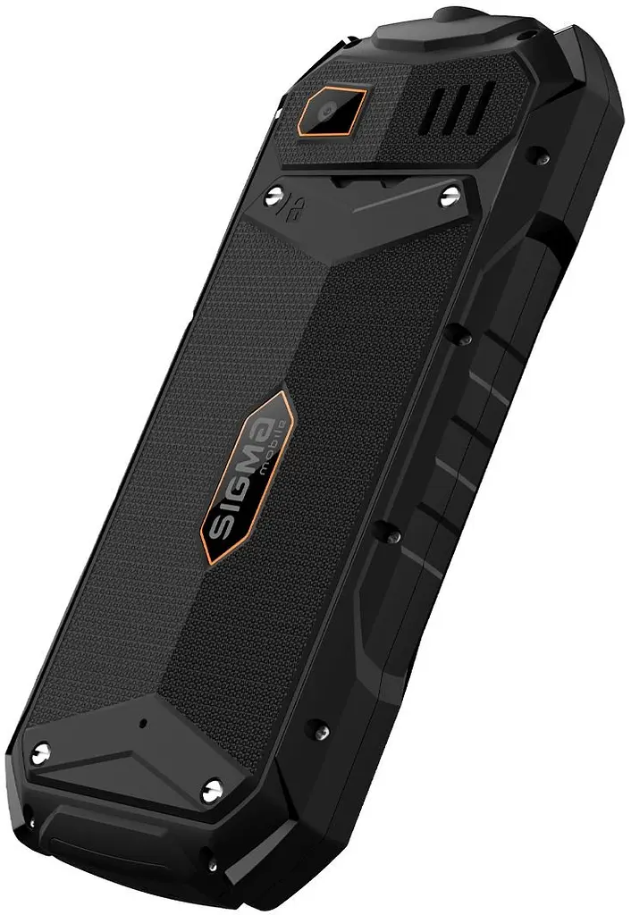 Телефон Sigma X-treme PV68 Black-orange UA UCRF - фото 6