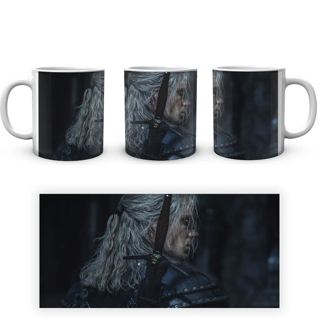Кухоль GeekLand The Witcher Відьмак Геральт TW 002.011 330 мл білий - фото 4