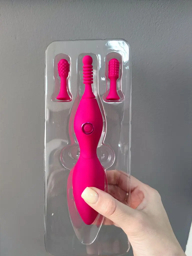 Вибратор Dream Toys Sparkling Verona, 18,5 см красный - фото 3