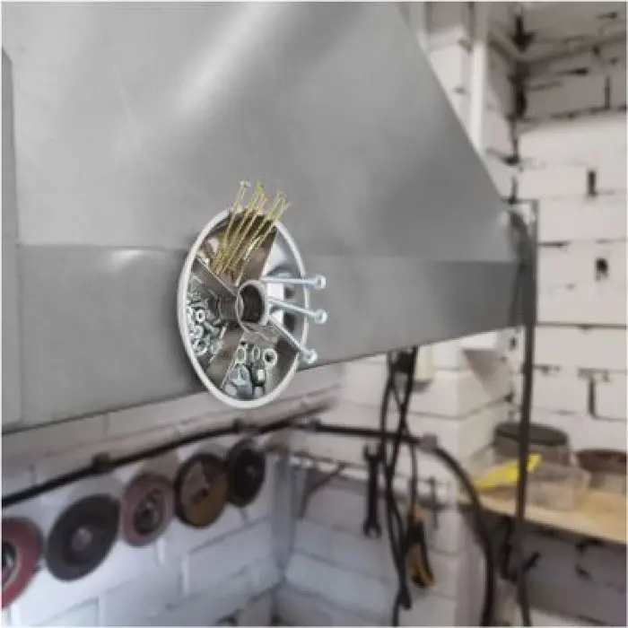Тарілка магнітна на 4 секції нержавіюча сталь 148*25 мм INTERTOOL ET-1052 - фото 5