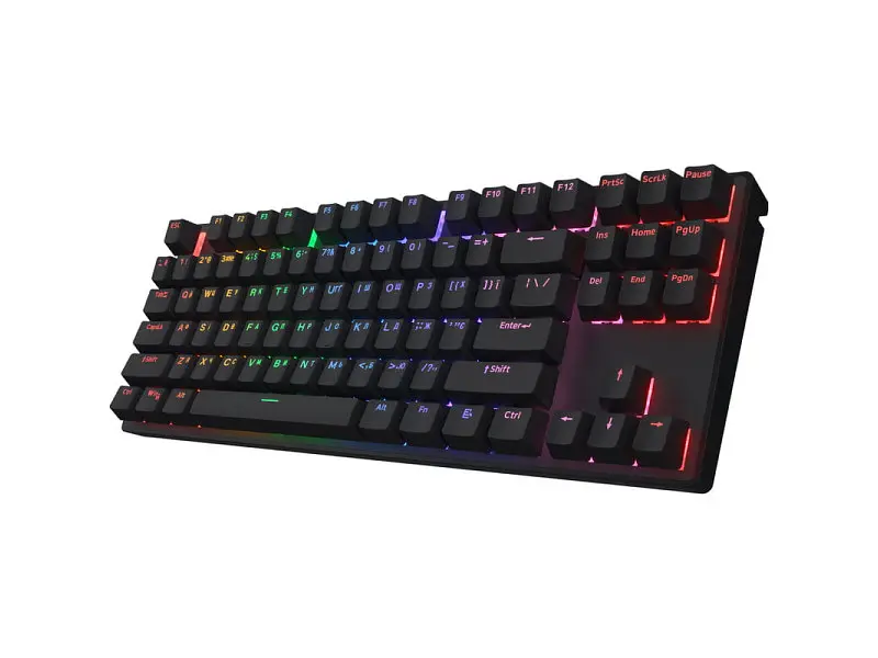 Клавіатура Hator Icefall Mecha TKL wireless Rainbow Black (HTK287UA) - фото 3