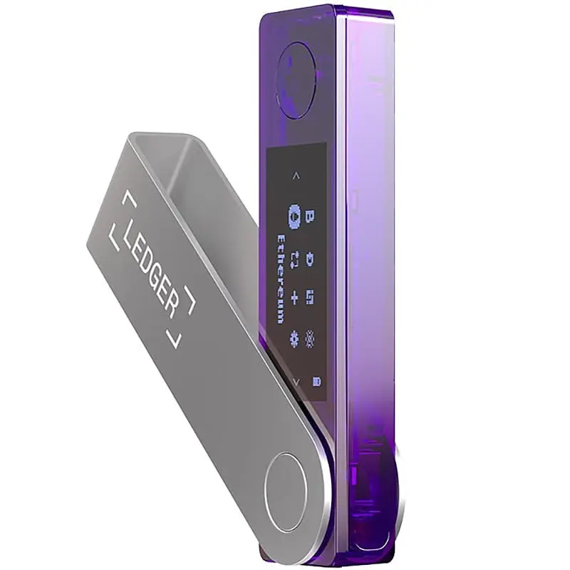 Апаратний гаманець для криптовалют Ledger Nano X Cosmic Purple (LNXCP) - фото 6