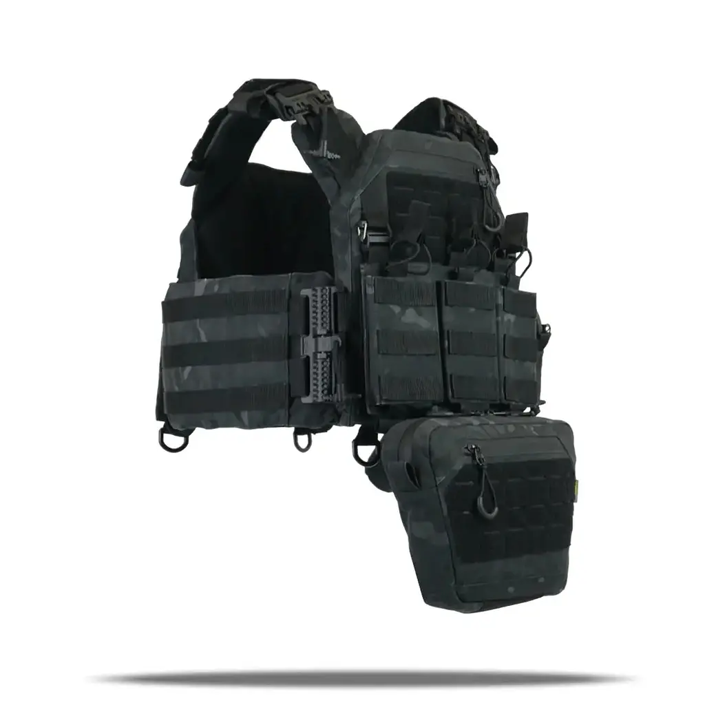 Плитоноска Kiborg GU gen.2 + 6 підсумків Black Multicam (1000-k77002) - фото 3