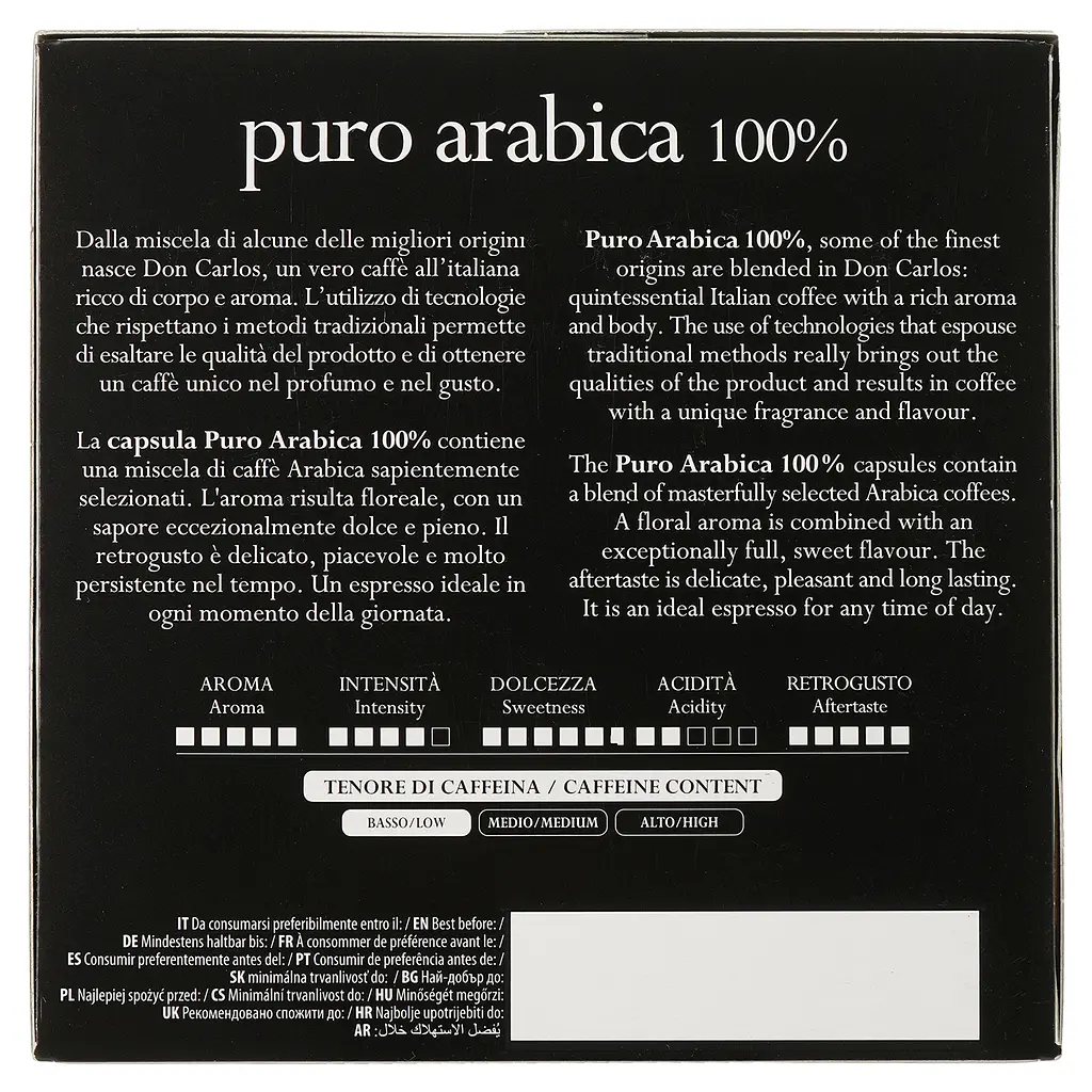 Уцінка. Кава в капсулах Carraro Don Carlos Dolce Gusto Arabica, 16 капсул  - фото 2