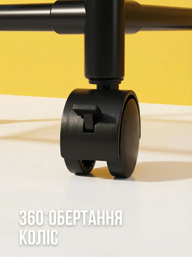 Універсальна підлогова етажерка-стелаж для зберігання з роликами 138х42х32 см, 4-яруси, візок для кухні, ванної кімнати, Чорна - фото 7