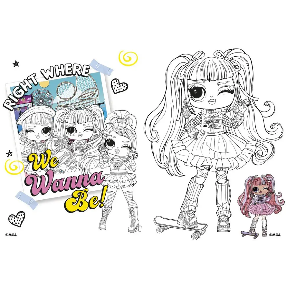 Дитяча книжка-розмальовка "Tweens Emma Emo" Ідейка LCB8 зі стікерами - фото 2