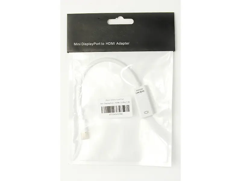 Кабель-перехідник PowerPlant HDMI - mini DisplayPort, 0.15м, 1.4V (KD00AS1279) - фото 4