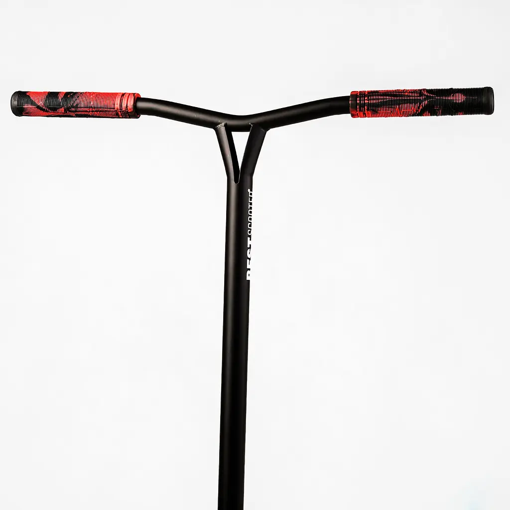 Самокат трюковий Best Scooter 53х12х85 см Чорно-червоний 000231350 - фото 2