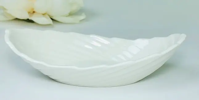 Салатник-лодочка "Білий Дім" 15,5x8 см, 80 мл