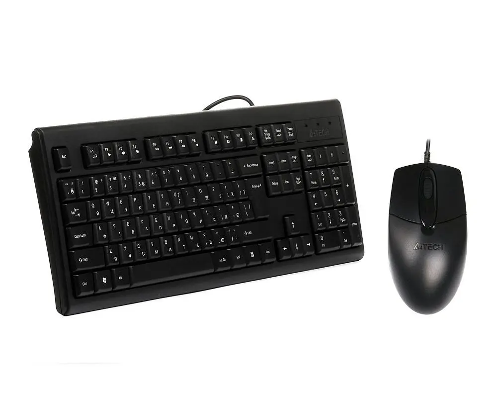 Комплект (клавіатура, миша) A4Tech KR-8372S Black (KR-8372S (Black)) - фото 7