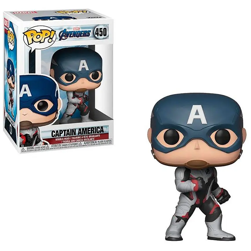 Ігрова фігурка Funko Pop Месники Фінал Капітан Америка у білому костюмі (36661) - фото 2
