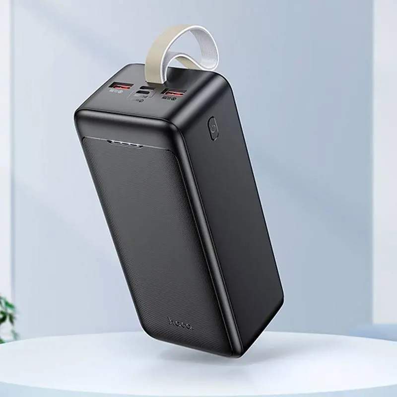 Зовнішній акумулятор Hoco J111c 40000 mAh 30W чорний - фото 3