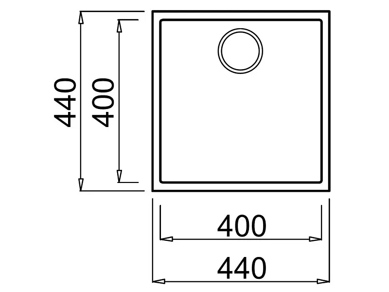 Кухонная мойка Elleci Q 102 Under Top Tortora 43 - фото 2