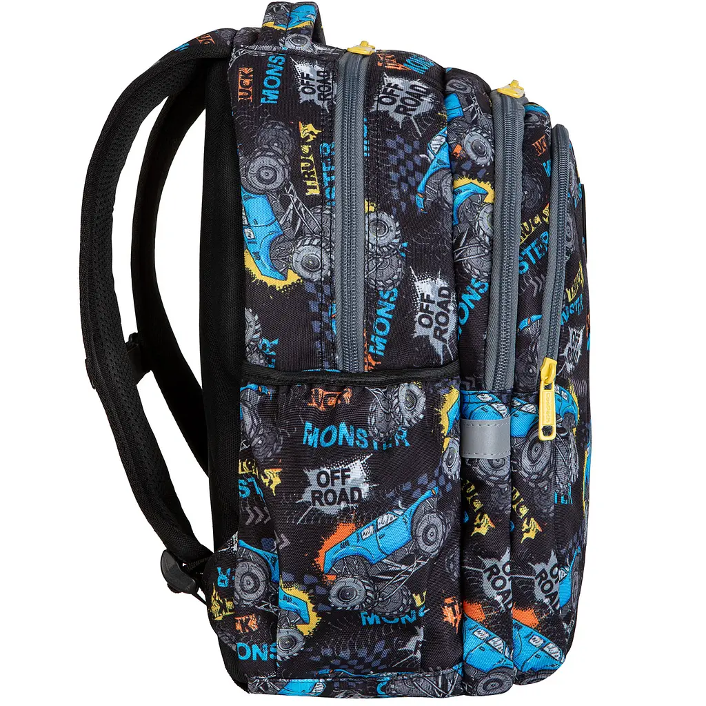Рюкзак CoolPack Joy S Monster, 21 л, 39х28х17 см, S, чорний (E48605) - фото 3