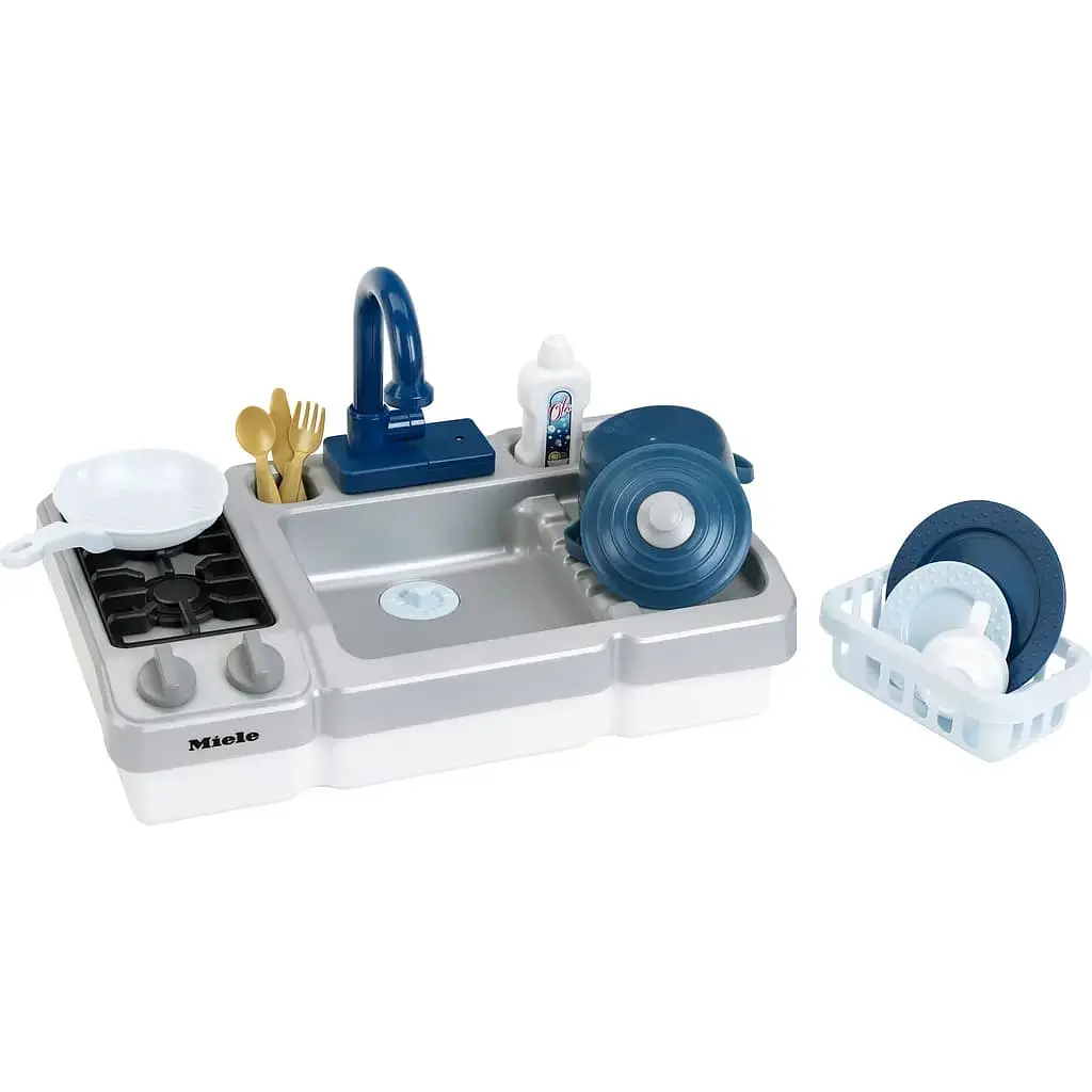 Игрушечная мойка Klein Miele с функцией воды и варочной поверхностью (7166) - фото 4