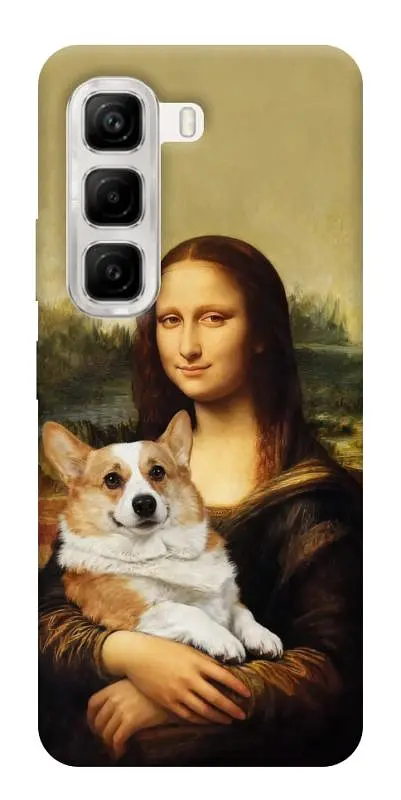TPU чохол Demsky Mona corgi для Infinix Hot 50 4G