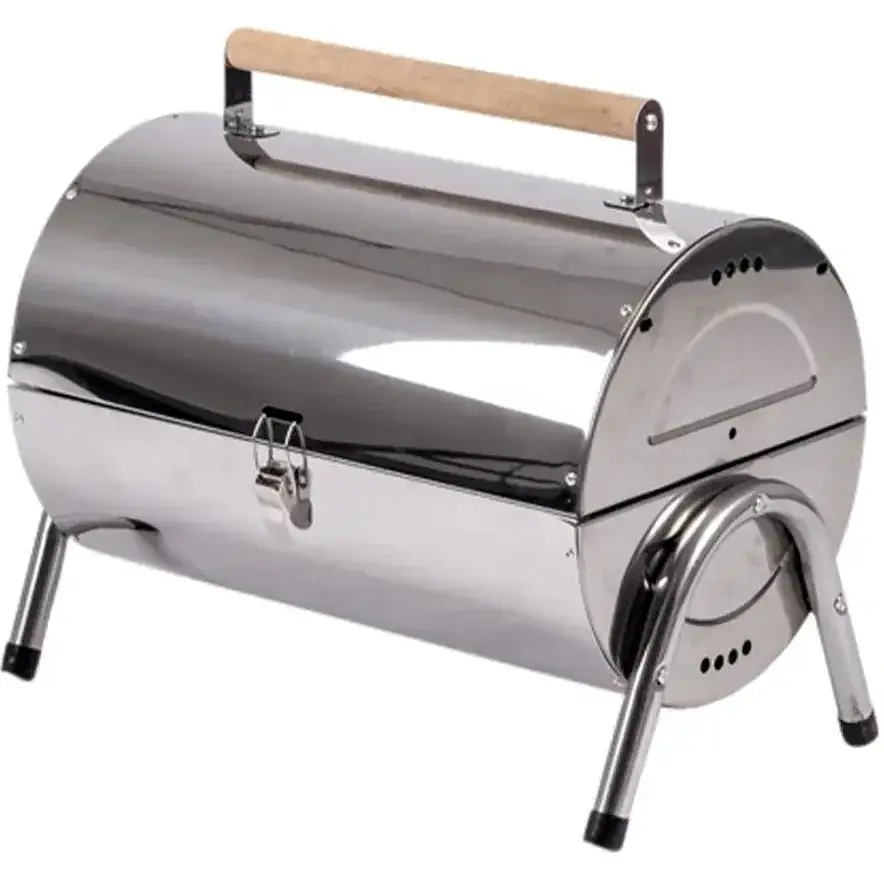 Гриль угольный Bo-Camp Barrel Silver - фото 1