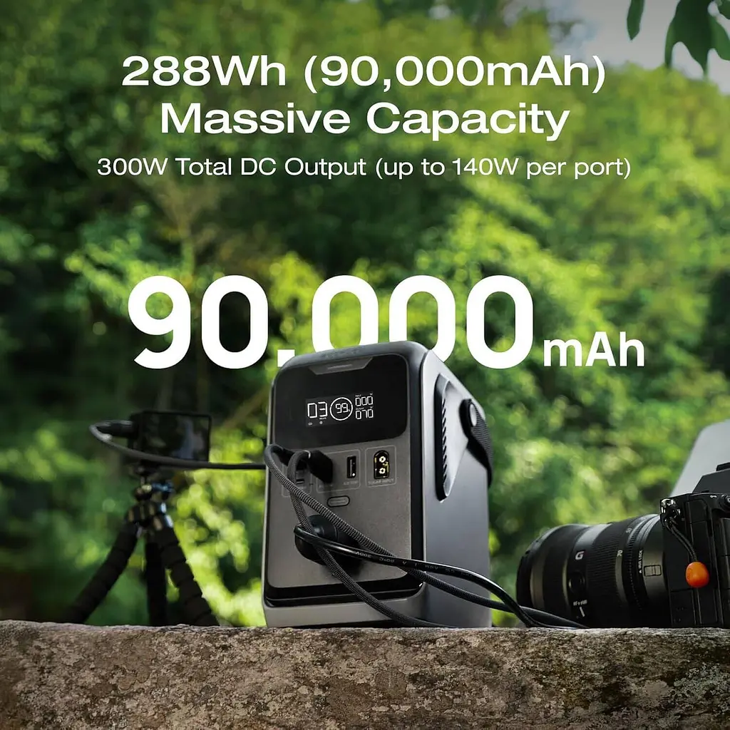 Зарядная станция EcoFlow TRAIL 300 DC / 140 Вт / 288 Вт/ч / LiFePO4 (EF-TRAIL300-N) - фото 6