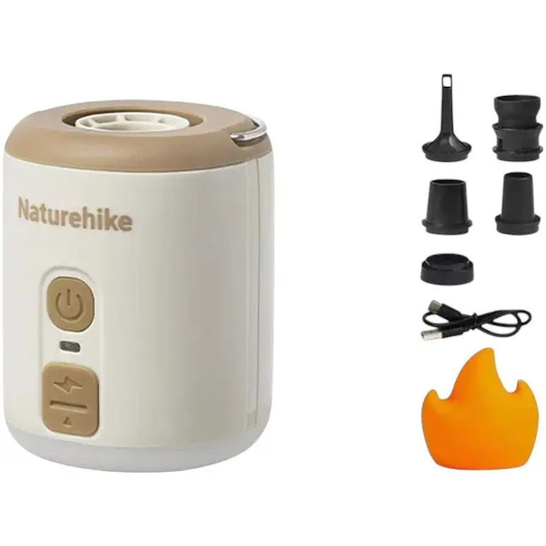 Міні насос - нічник - вентилятор Naturehike CNK2300DQ022 бежевий - фото 1