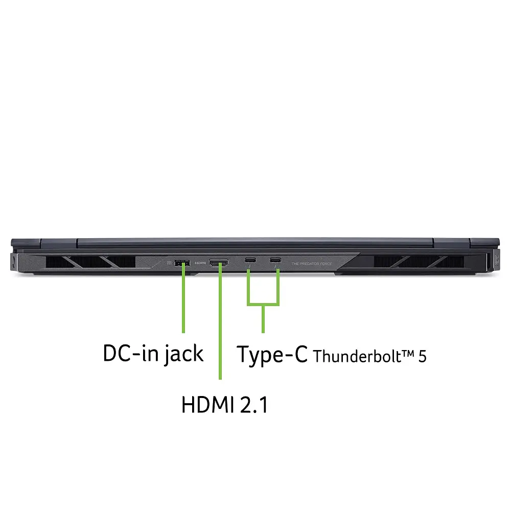 Ноутбук Игровой Acer Predator Helios 18 AI PH18-73-99N8, Intel Core Ultra 9 275HX до 5.4GHz, 18" WQXGA, 64GB, SSD 2TB, NVIDIA Geforce RTX 5080 16GB, Free DOS - фото 12