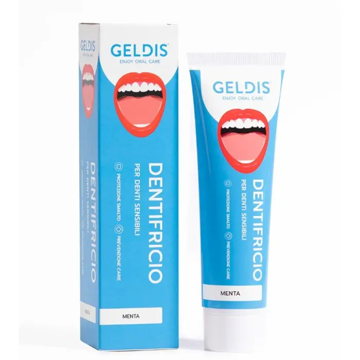Зубная паста Geldis Mela Menta для чувствительных зубов, вкус мяты, 100 мл