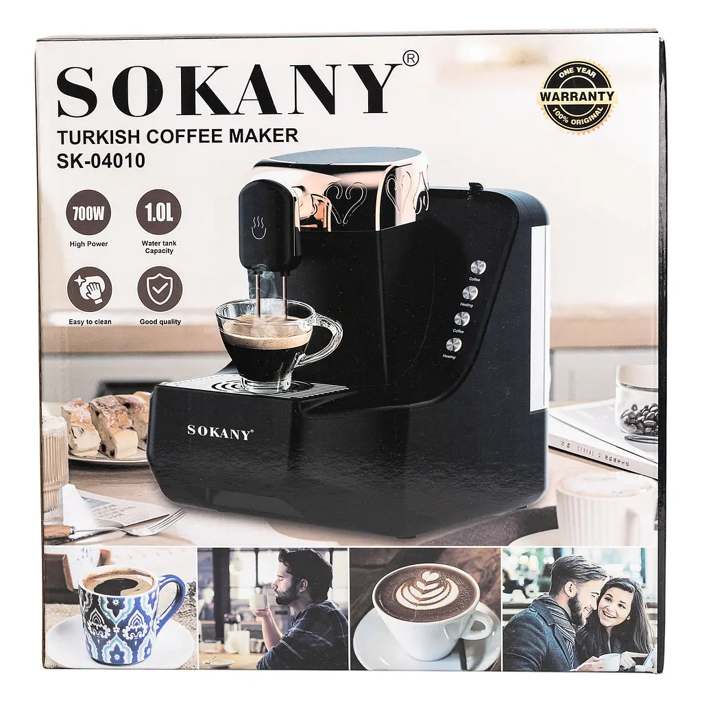 Кавоварка турецька Sokany SK-04010 з антипригарним покриттям 700 Вт Sokany SK-04010 - фото 10
