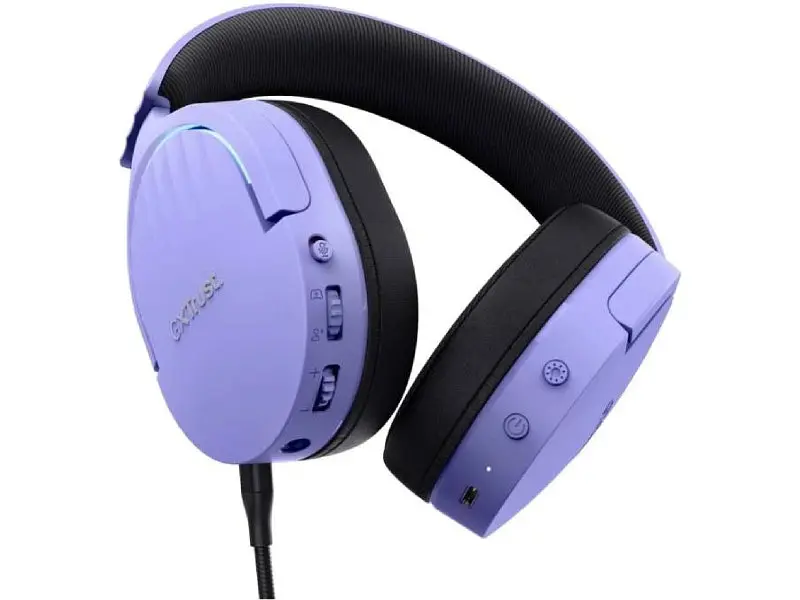 Навушники з мікрофоном Trust GXT491P Fayzo Wireless Headset Violet - фото 4