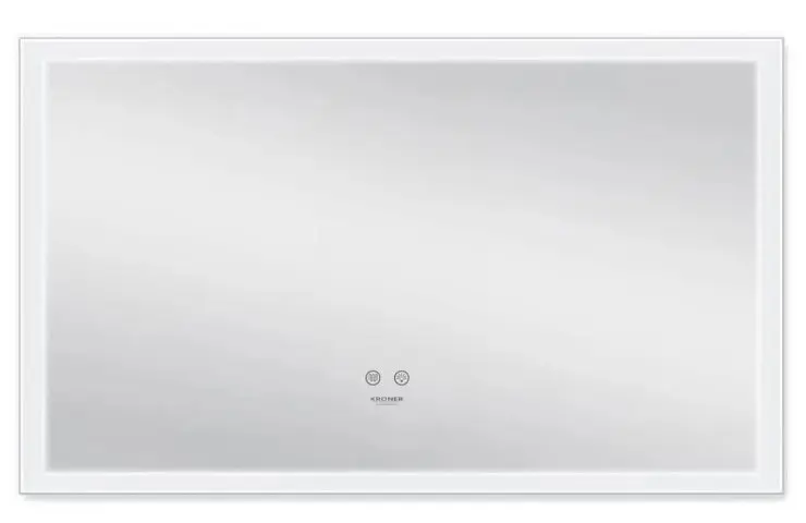 Дзеркало Kroner KRM Spiegel HR3 - 10060 з LED-підсвічуванням та антизапітнінням (CV030038) - фото 4