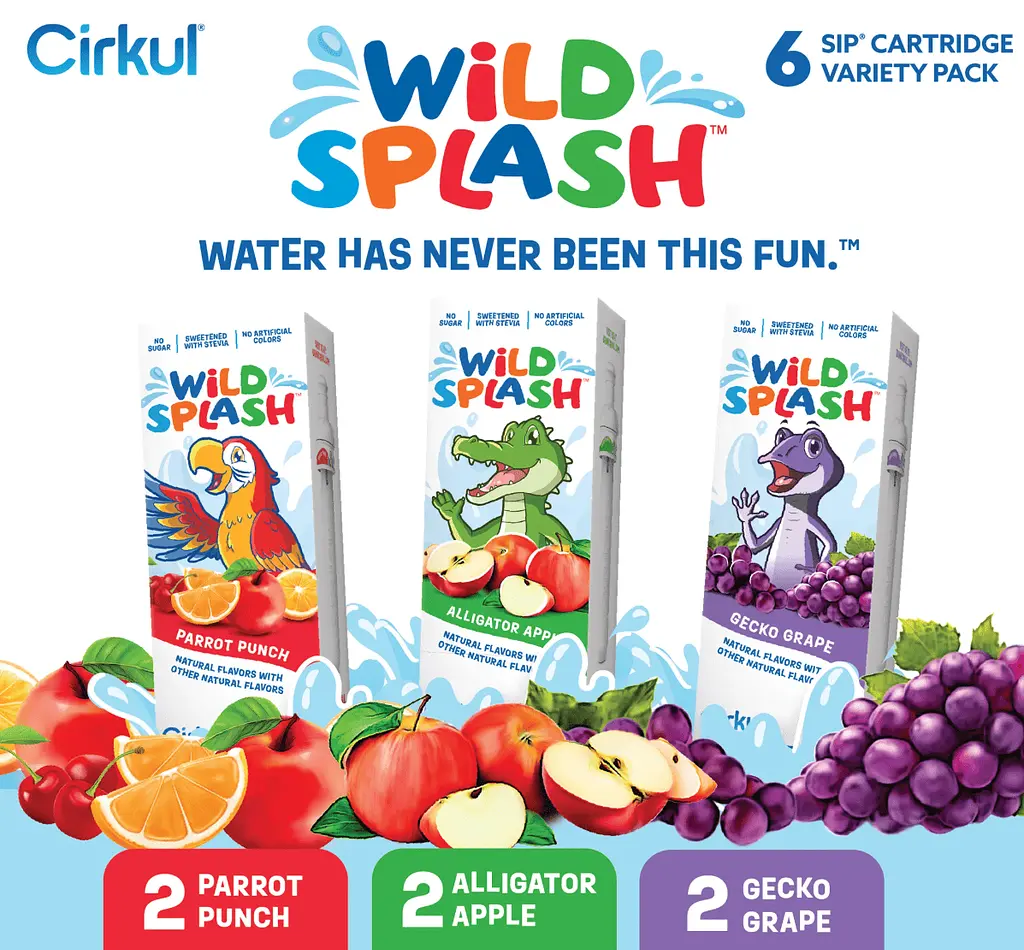 Набір картриджів для напоїв Cirkul Wild Splash Flavor Cartridge Variety Pack 6 шт - фото 2