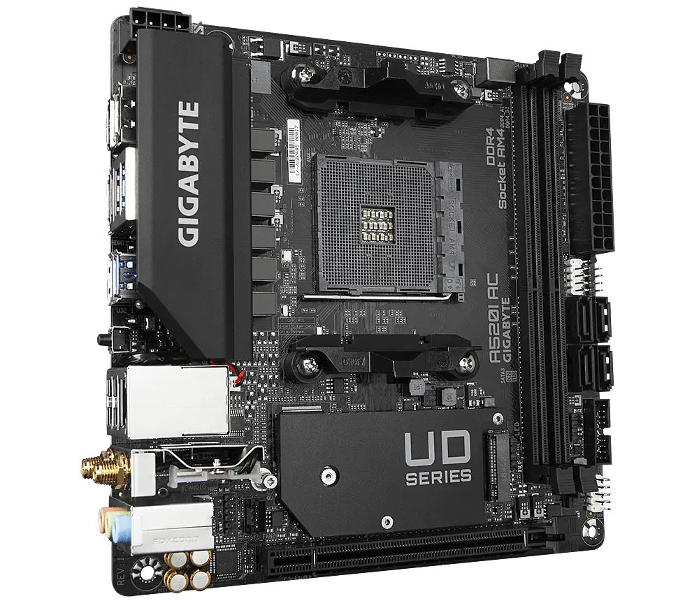 Материнська плата Gigabyte A520I AC Socket AM4 (A520I AC) Б/В - фото 2