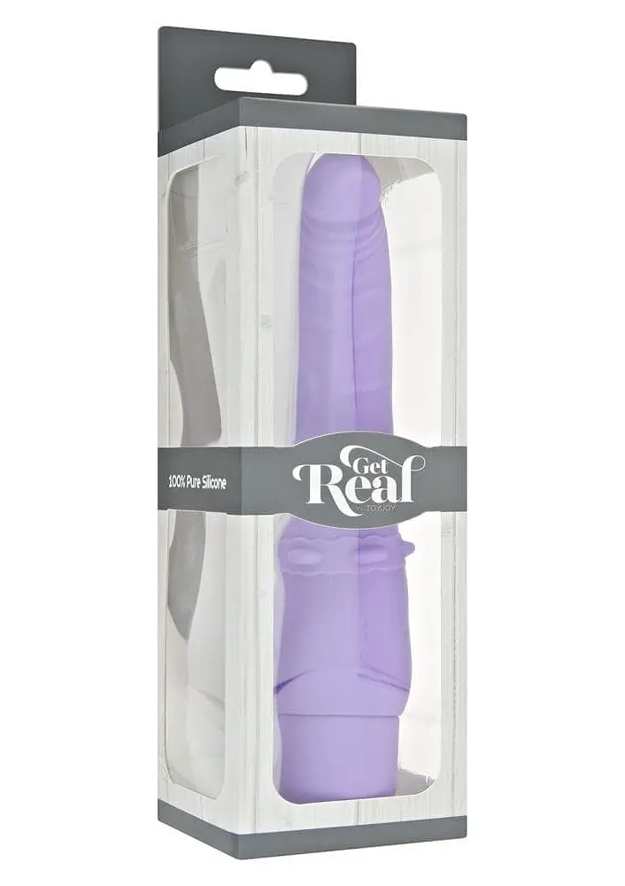 Вібратор Get Real Classic Smooth Vibrator Класичний силіконовий, 20,5 см чорний - фото 9