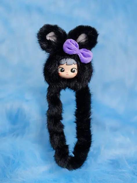 Колекційна м'яка іграшка з кільцем Tangle x Cimmy Fluffy Bunny Coco (HWTANGLE01S01-BC06) - фото 3