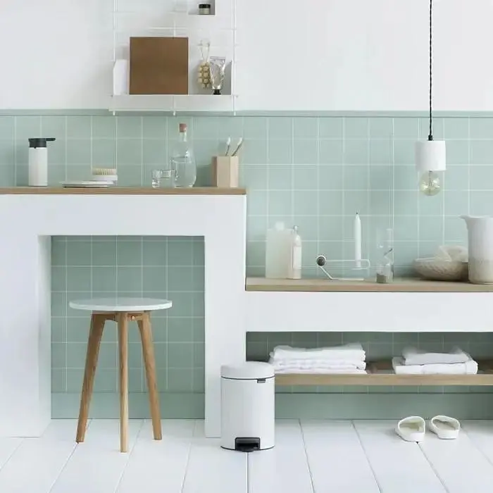 Відро для сміття Brabantia Pedal Bin біле 3 л (112126) - фото 7
