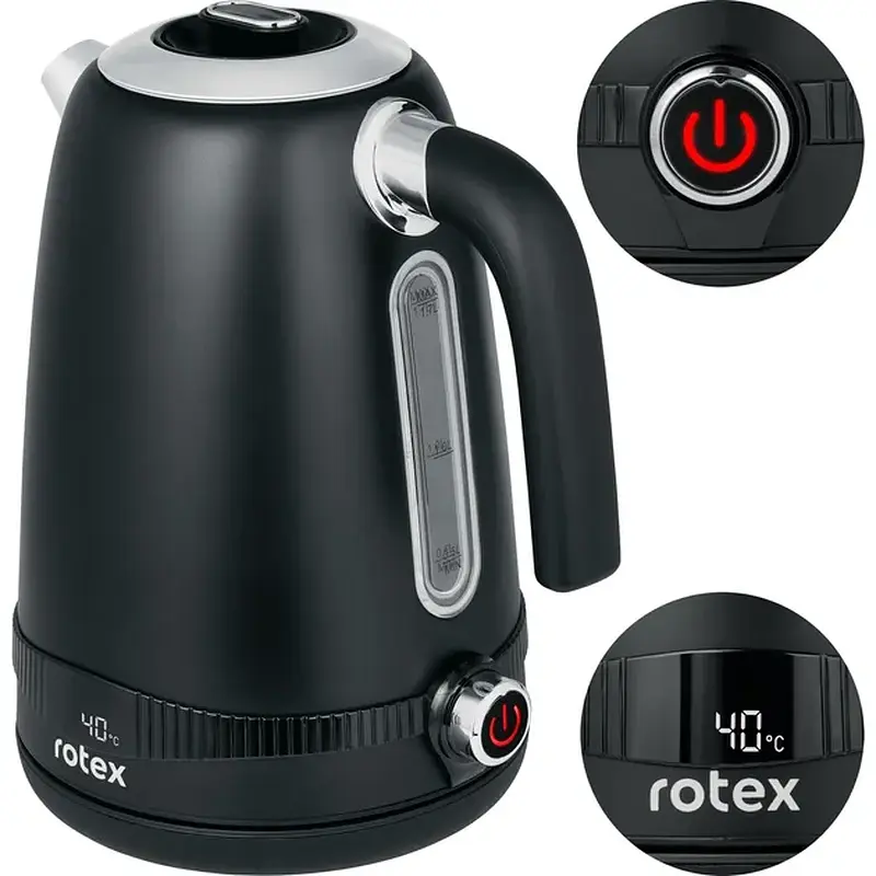 Электрочайник Rotex RKT79-B Smart - фото 2