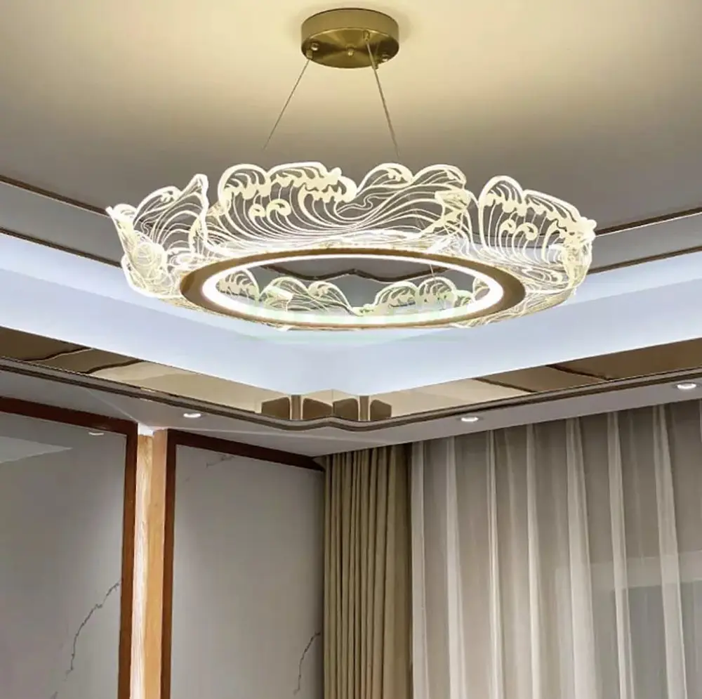 Элегантная люстра в виде волн Ст. D 5022 | Line F - фото 7