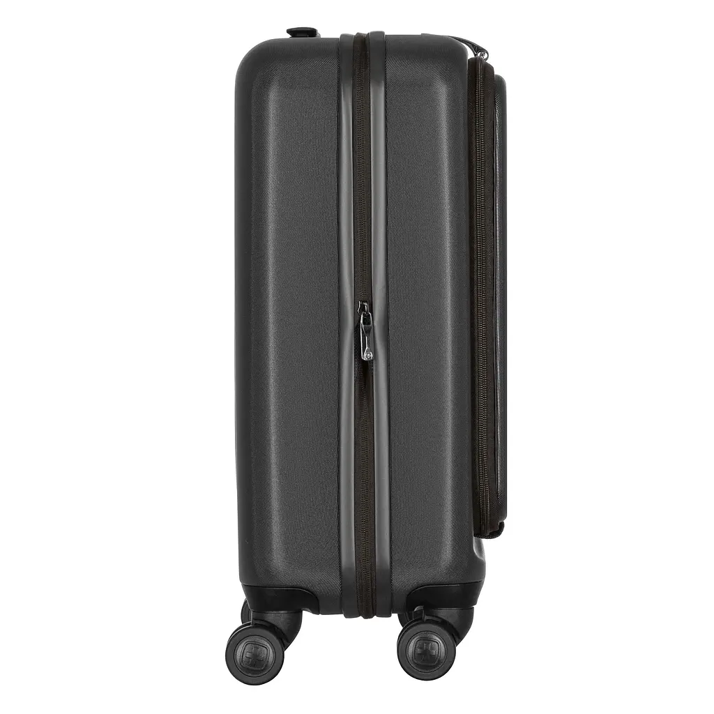 Wenger Валіза Wenger Skyon Hardside Carry-On, мала, з відсіком для н/б 16", полікарбонат, TSA, 4 колеса, розширення, USB, сірий - фото 6