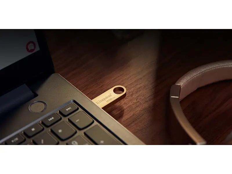 Флешка Kingston 256 GB DataTraveler SE9 Gen 3 Gold (DTSE9G3/256GB) - фото 3