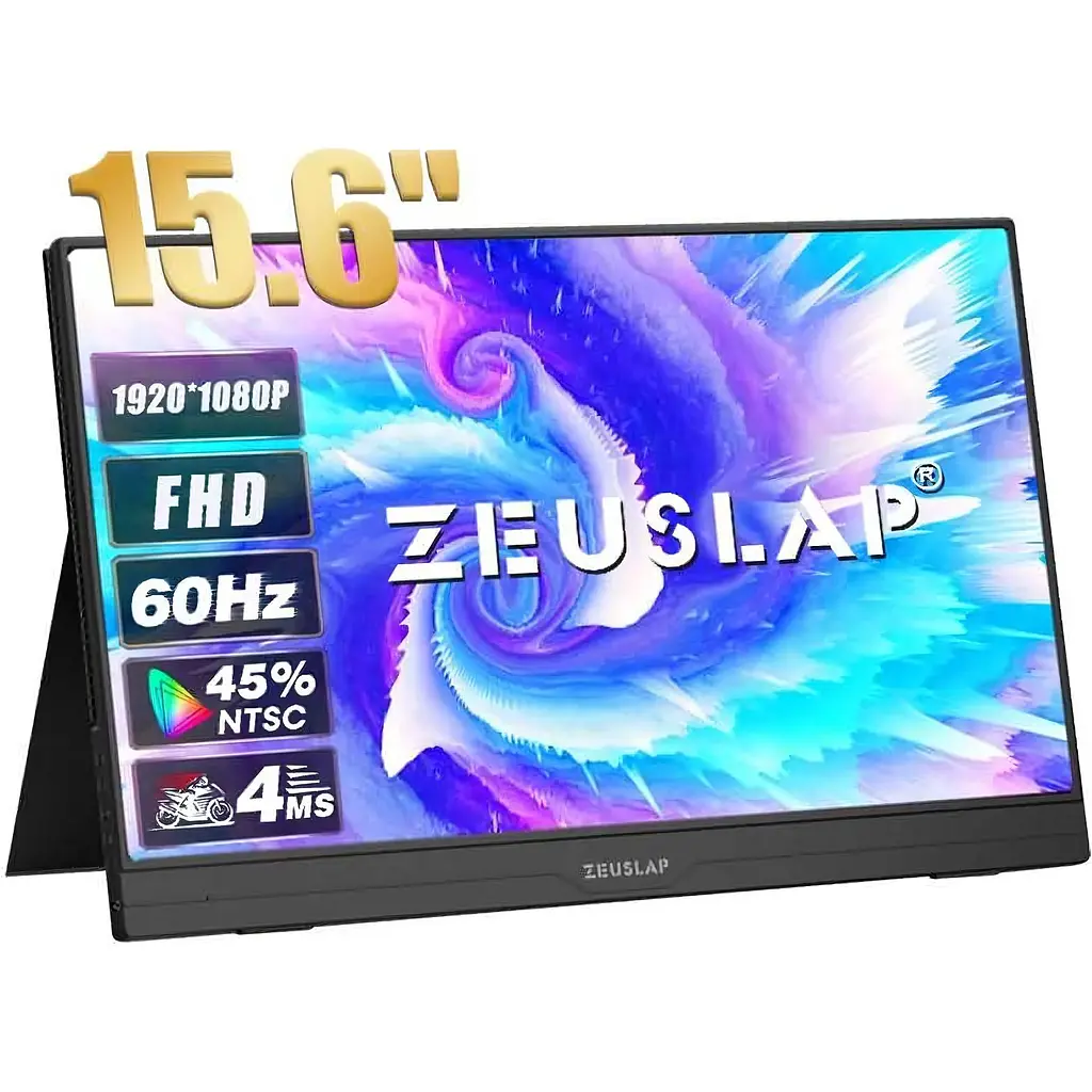 Портативный монитор Zeuslap AP156 Black [114220] - фото 2