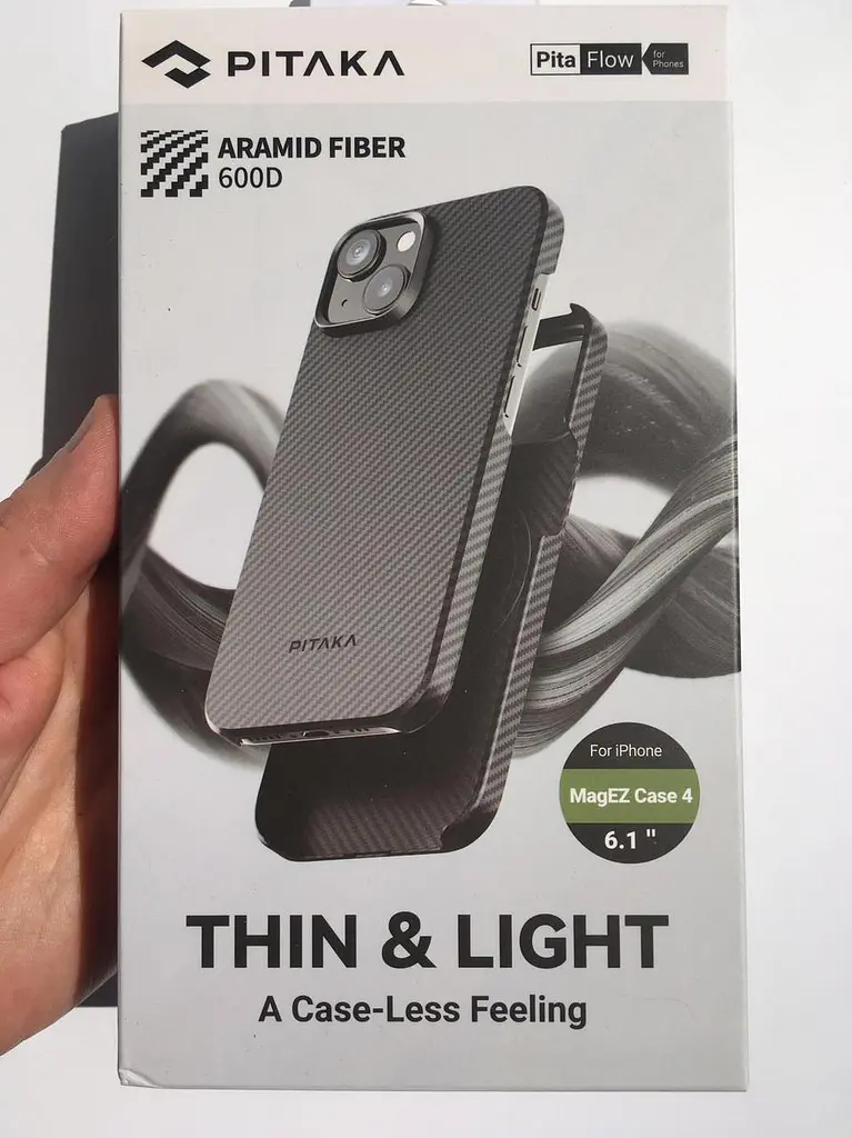 Оригінальний протиударний чохол Pitaka MagSafe MagEZ Case 4 для iPhone 15 KI1501A - фото 2