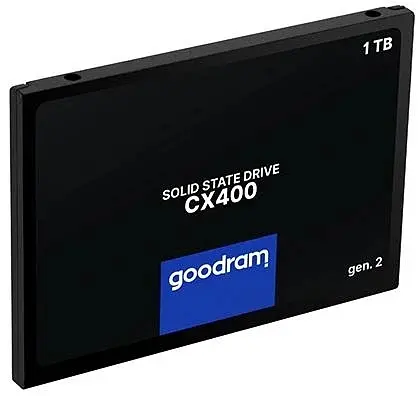 Твердотільний накопичувач SSD Goodram 1Tb, CX400 (Gen.2), SATA3, 2.5", TLC 3D, 550/500 МБ/с teh0019743 - фото 2