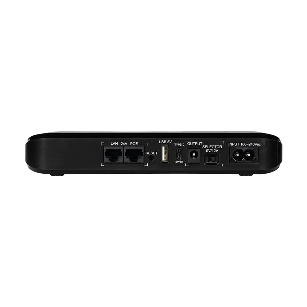 Джерело безперебійного живлення Mini UPS SKE POE-830P-LFP 20000mAh 5V/9V/12V/24V/PoE, LiFePo4 4*5Ah, для роутера та оптичного терміналу (42-00186) - фото 2