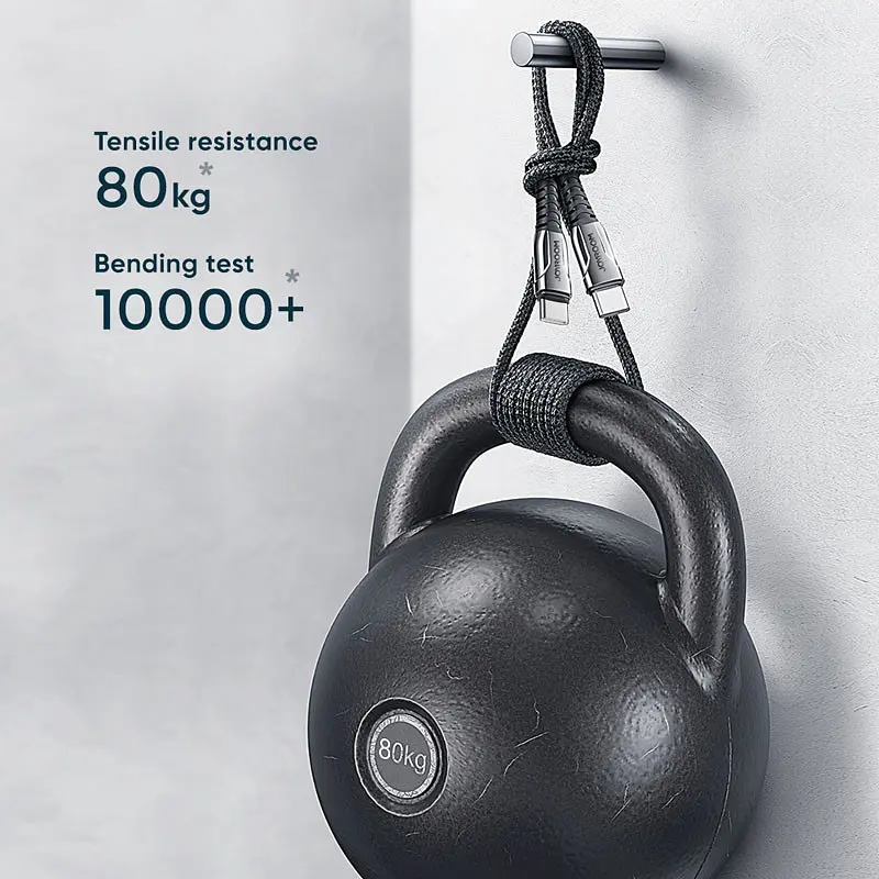 Дата кабель Joyroom S-1230K1 Type-C to Type-C 60W (1.2m) Чорний - фото 3