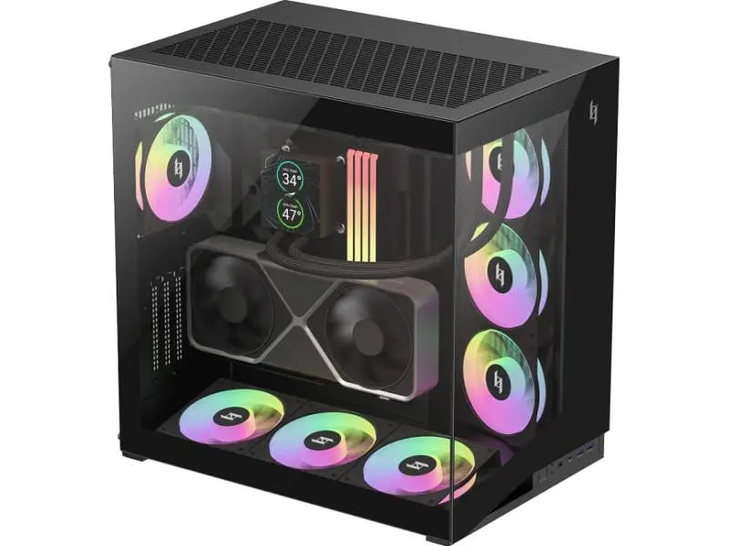 Корпус Gamemax NEX C56 Black - фото 9