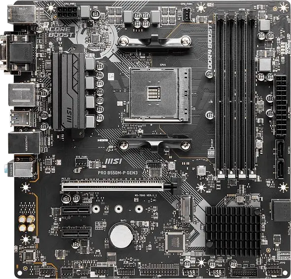 Материнська плата MSI B550M-P Pro GEN3 Socket AM4 (PRO B550M-P GEN3) Б/В - фото 2