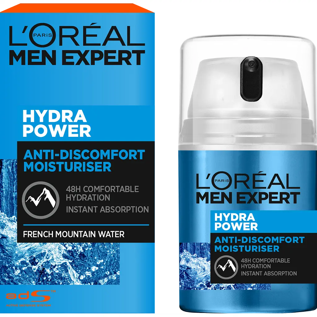 Зволожуючий засіб L'oreal Paris Men Expert Hydra Power з освіжаючим ефектом для обличчя, 50 мл - фото 2
