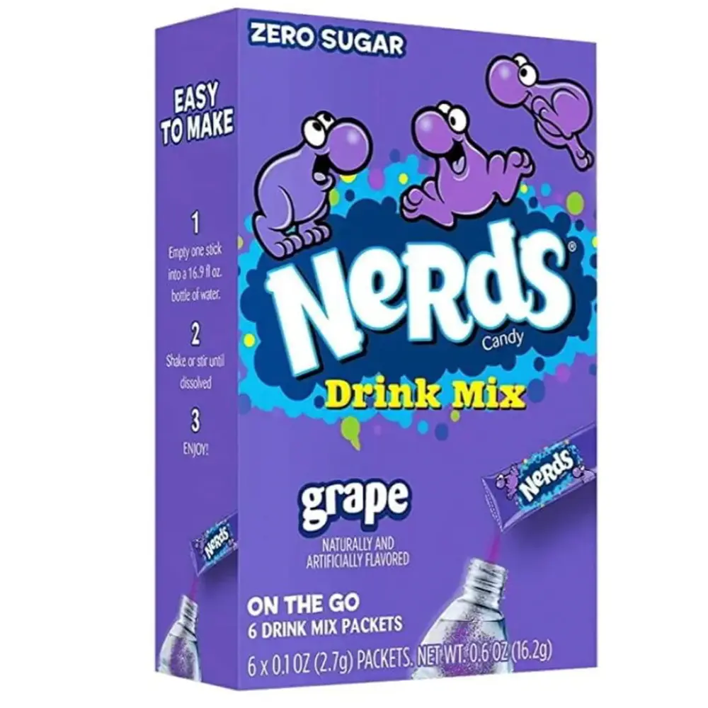 Порошковий напій Nerds PwdMix Grape 6 стіків 16.2 г - фото 2
