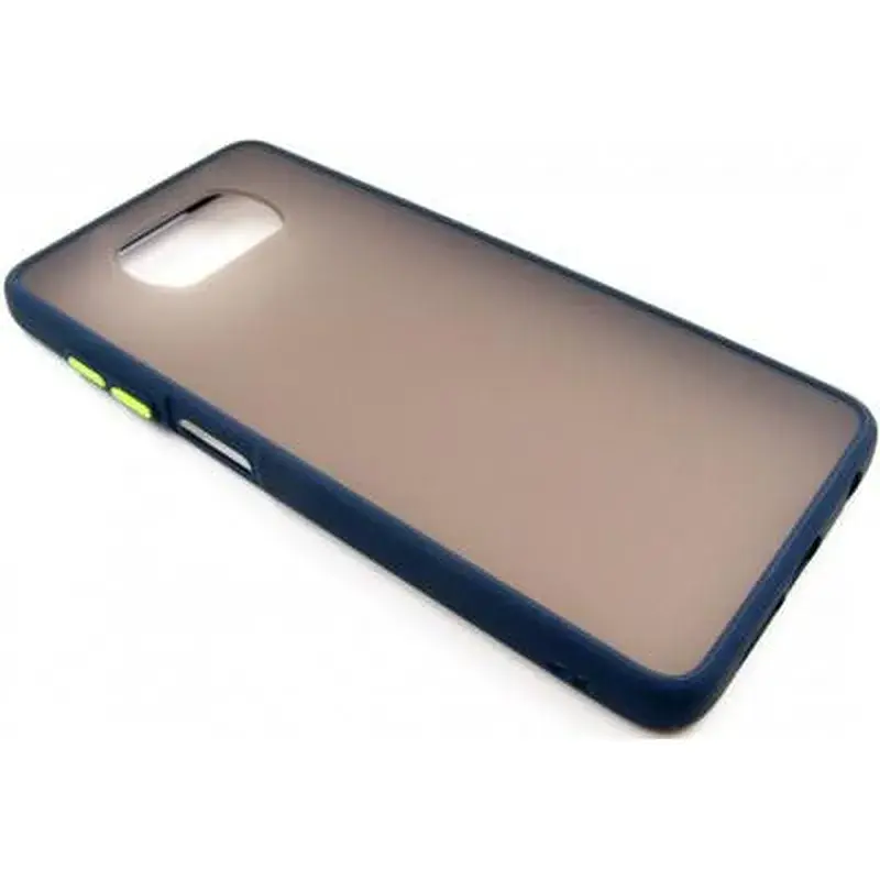 Чохол до мобільного телефона Dengos Matt POCO X3, blue (DG-TPU-MATT-69) - фото 2