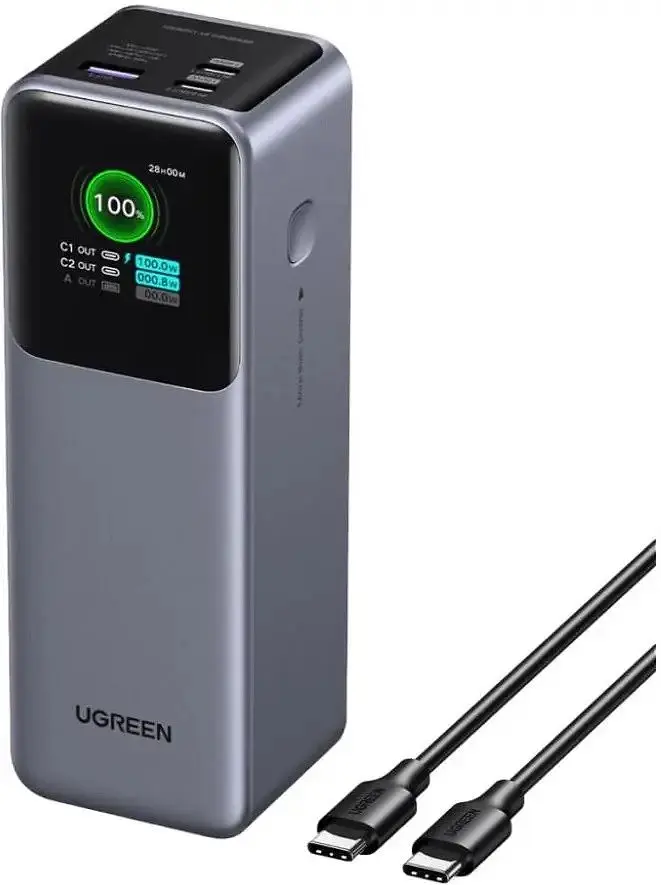 Портативний акумулятор Ugreen 200W Nexode 25000mAh PB722 (power bank) - фото 2